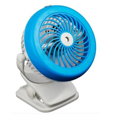 Imagem de Ventilador Portátil De Nebulização Recarregável C/ Clipe - LP