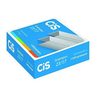 Imagem de Grampo 23/17 Galvanizado p/160 folhas, 181.1300, Caixa c/ 1000 grampos