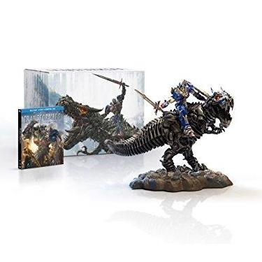 Imagem de Transformers: Age of Extinction Limited Edition Gift Set with Grimlock and Optimus Collectible Statue [Blu-ray]