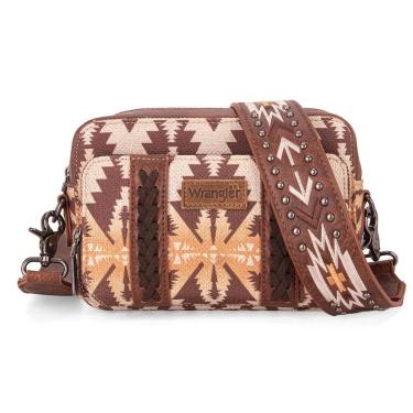 Imagem de Bolsa tiracolo Montana West Wrangler Boho Aztec para mulheres