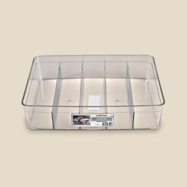 Imagem de Organizador Plástico com 5 Divisórias 30x21cm - EMHOUSE