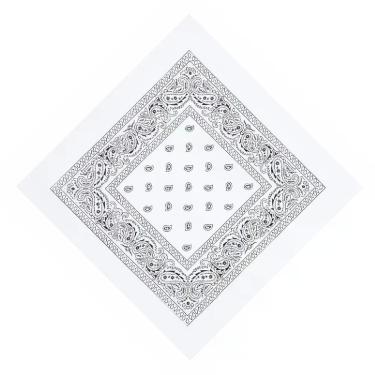 Imagem de Kit Bandana Lenço Estampado Classica Unissex 55X55Cm Adulto - HHW, Bra