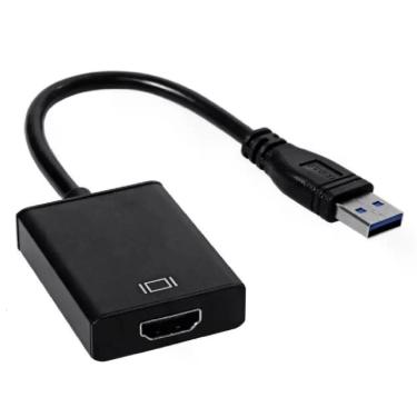 Imagem de Convesor Adaptador Usb 3.0 X Hdmi 1080p Audio Video Compativel Pc Win 7-8-10