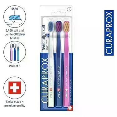 Imagem de Escova Dental Curaprox CS 5460 Ultra Soft Kit com 3 Unidades Cores Sortidas