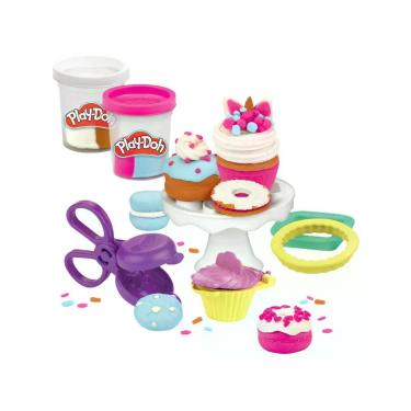 Imagem de Kit Massinha Play-Doh Docinhos Mágicos - Hasbro com Acessórios, Colori
