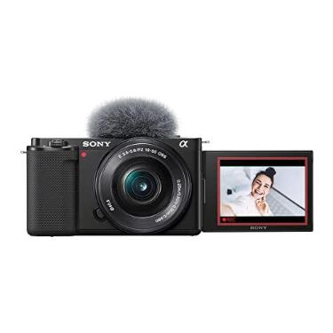 Imagem de Sony Alpha ZV-E10 - Kit de câmera Vlog sem espelho com lentes intercambiáveis APS-C - Preto