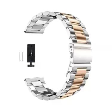 Imagem de Pulseira De Metal Em Aço Inoxidável De 22mm 20mm Para Samsung Galaxy W
