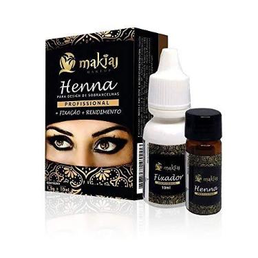Imagem de Henna para Design de Sobrancelha Profissional Makiaj - Preto/Castanho escuro/Castanho médio