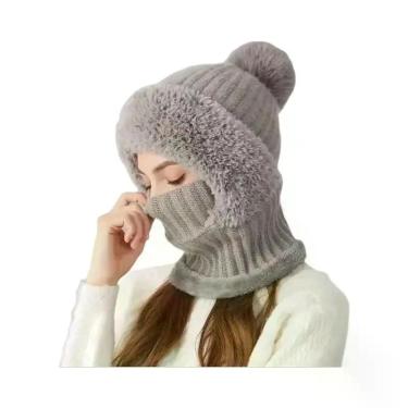 Imagem de Gorro Térmico De Fleece À Prova De Vento Com Protetores De Orelha E Aq