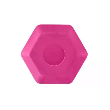 Imagem de Borracha Ergonômica Hexagonal Color Joy Leo&leo Rosa