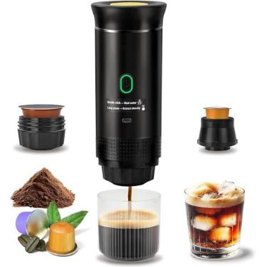 Imagem de Cafeteira Portatil, Cafeteira Autoaquecida para Carro com USB-C