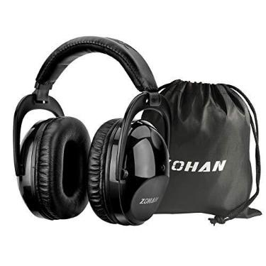 Imagem de ZOHAN 030A Protetor de ouvido de segurança para adultos e crianças, proteção auditiva dobrável ajustável para proteção de orelha grossa NRR 25 dB redução de ruído proteção de orelha,