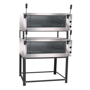 Imagem de Forno Roma 1,10m Duplo FERID110 com Pedra Refrataria Elétrico Venâncio