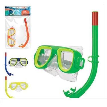 Imagem de Kit Mergulho C/snorkel Juvenil Praia e Piscina - BJ1605
