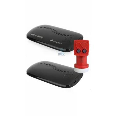 Imagem de 2x Receptores Satélite HD + LNB Duplo - Congratulations Store