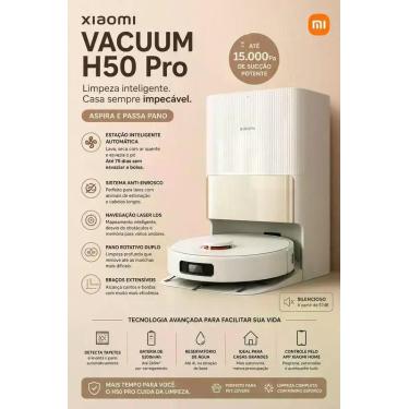 Imagem de Xiaomi Robot Vacuum H50 Pro 220V White Oferta Imperdível
