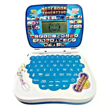 Imagem de Notebook Infantil Educacional Presente Menino Azul - Iba