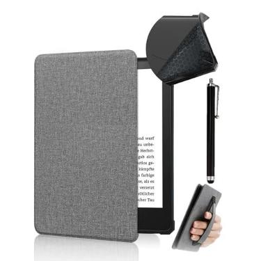 Imagem de enoxboo Capa de Material TPU para Kindle Paperwhite (7ª/6ª/5ª Geração, Versão 2015/2013/2012, 6 Polegadas) com Função Despertar/Dormir Automática