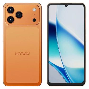 Imagem de CELULAR smartphone HOTWAV A17 PR0 MAX Laranja 128GB 12GB RAM 6.75 120H