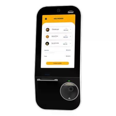 Imagem de Terminal de Autoatendimento Smart SK210 NFC GMS 10 Android 13 4GB 32GB Tela 10.1 Multitouch Gertec