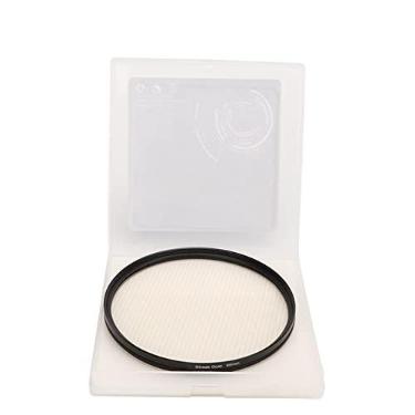 Imagem de Lente de Filtro de Efeito Especial, Vidro óptico de Alta Definição, Lente de Filtro de Listras Douradas de Baixa Cor para Filmes TV (95 mm)
