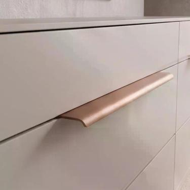 Imagem de Puxador kit 15 Drop 30cm Alumínio para Porta de Correr Armário Gaveta 