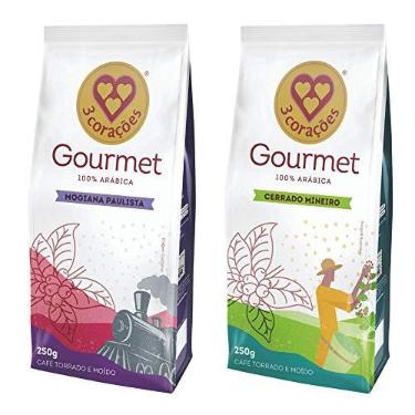 Imagem de 2 Pacotes de 250g, Café Moído, Três Corações Gourmet