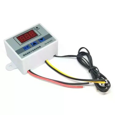 Imagem de Controlador De Temperatura Digital LED 220V 12V 10A Termostato Com Son