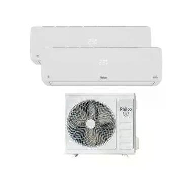 Imagem de Ar Condicionado Bi Split Inverter Philco 18000 BTUs (2X9000) Quente e Frio 220V PAC18QV