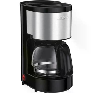 Imagem de Cafeteira Elétrica Arno Perfectta Inox Plástico 15 Xícaras Jarra de Vidro 0,6L 600W 220V