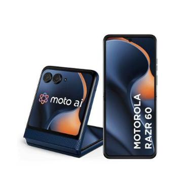 Imagem de Usado: Moto Razr 60 256GB Azul-marinho Muito Bom - Trocafy - Motorola,