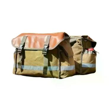 Imagem de Bolsa Lateral Universal De Lona Para Motocicleta, Bagagem Para Banco T