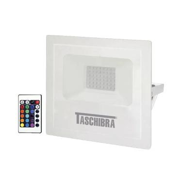 Imagem de Refletor Taschibra Led Tr Slim 20W Luz Rgb Branco Bivolt