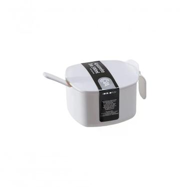 Imagem de Açucareiro Due Casual 14,8 X 10,8 X 7,6 Cm 300 Ml Branco Coza