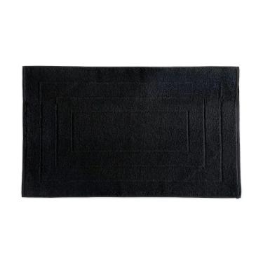 Imagem de Toalha Piso Para Pés Murano 50x80cm Buettner 100%Alg Preto