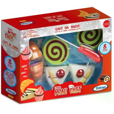 Imagem de Brinquedo de Alimentos Mini Chef 8 Peças Café da Tarde - 2783.2 Xaling