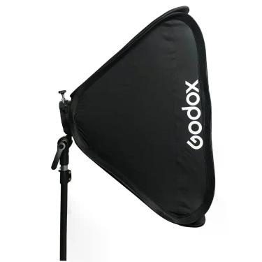 Imagem de Softbox 60x60cm com Suporte S2 p/ Flash Speedlight Bowens S - Godox