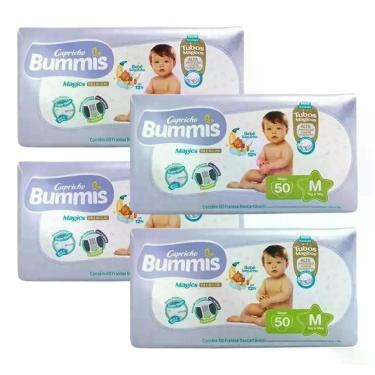 Imagem de Kit 4 Fralda Bummis Mega Todos os tamanhos, Médio (M)