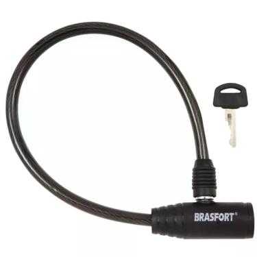 Imagem de Cadeado Para Bicicleta Com Chave 8mm X 40cm - 7015 - Brasfort