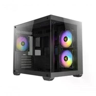 Imagem de Gabinete Gamer CX600M RGB Mini Torre Micro-ATX ITX Vidro Temperado com Fan RGB Preto Antec