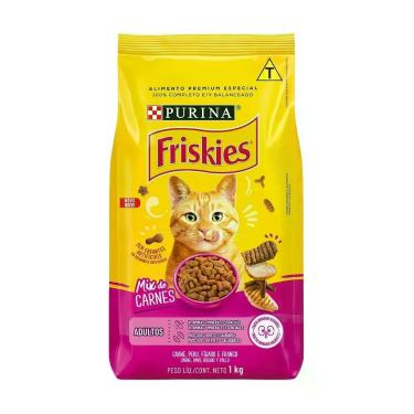 Imagem de Ração Friskies Mix de Carne Gatos Adultos 1kg - Nestle Purina Rações