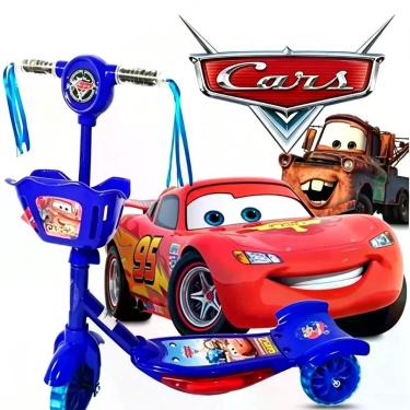 Imagem de Patinete Infantil com Luzes e Música e Cesta para Brinquedos - oem, Mc