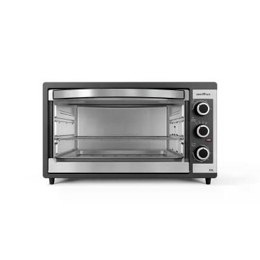 Imagem de Forno Elétrico de Bancada Britânia BFE55P 52L 2000W com Dupla Resistência Timer e Porta de Vidro 220V