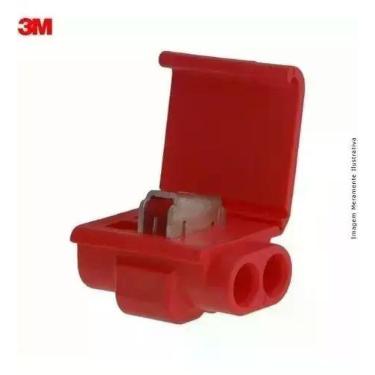 Imagem de Conector 3m Emenda Fio Rosa Instalação Som 557 - Pacote C/10