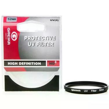 Imagem de Filtro Uv Para Lente Proteção Contra Riscos Greika 52mm
