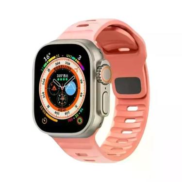 Imagem de Pulseira De Silicone Esportiva De 49mm 45mm 40mm 44mm 42mm 41mm 38mm P