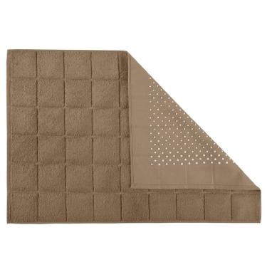 Imagem de Toalha Piso Delicatta 50x75cm Teka, Marrom Escuro
