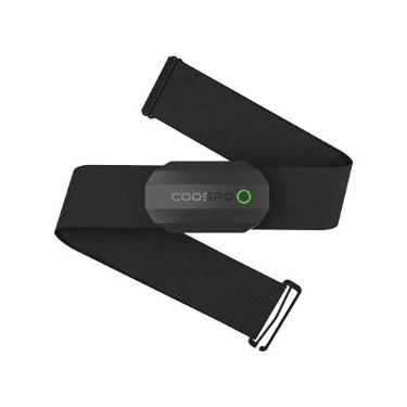 Imagem de COOSPO Pulseira peitoral para monitor de frequência cardíaca Bluetooth H808S, ANT+ BLE HR Monitor, HRM IP67 impermeável, uso para corrida, ciclismo, academia e outros esportes
