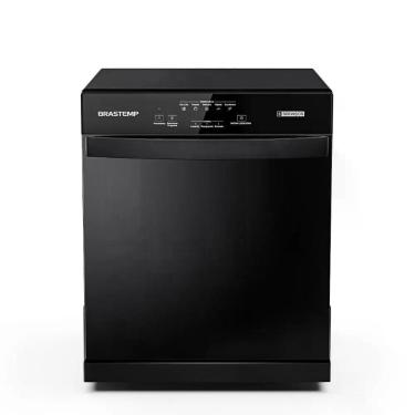 Imagem de Lava Louças Brastemp 8 Serviços Preta BLF08AE, Preto, 110V
