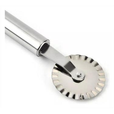Imagem de Carretilha Luxo De Massa Pastel Aço Inox Resistente Kehome - Ke Home